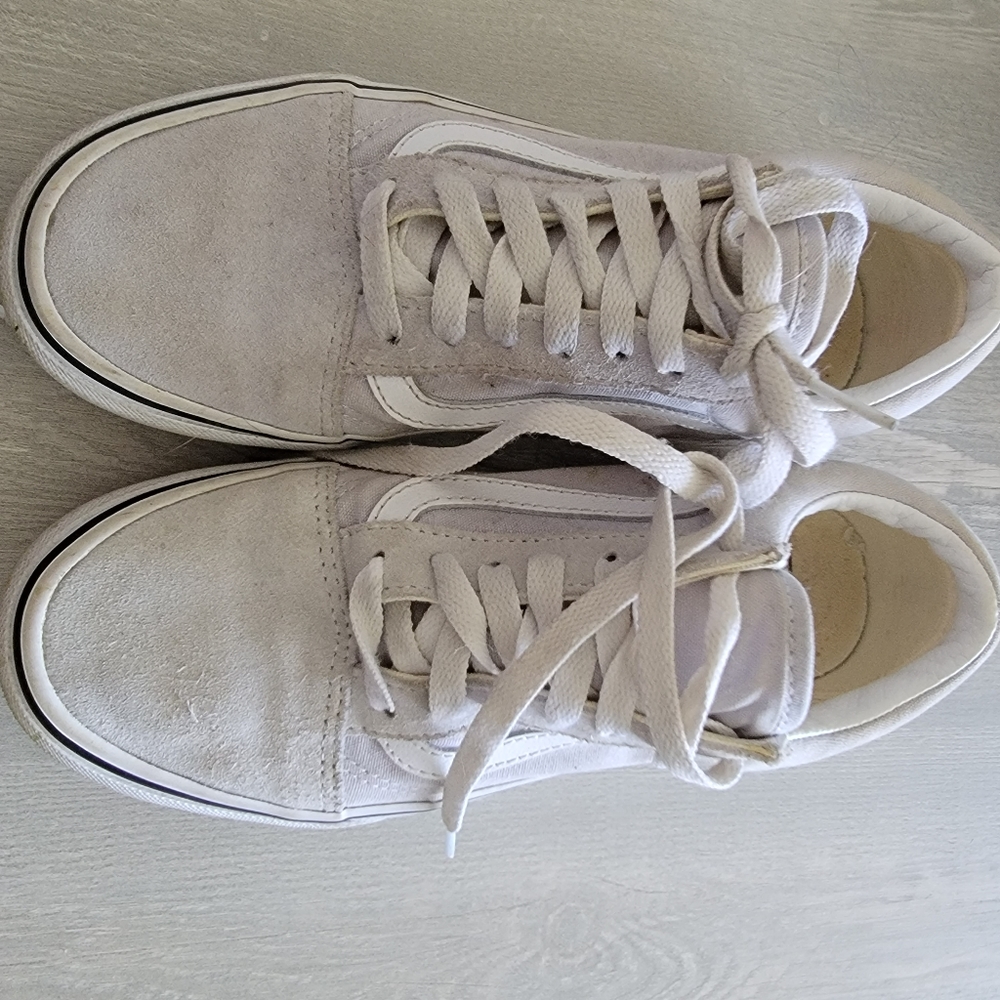 Gray suede Vans